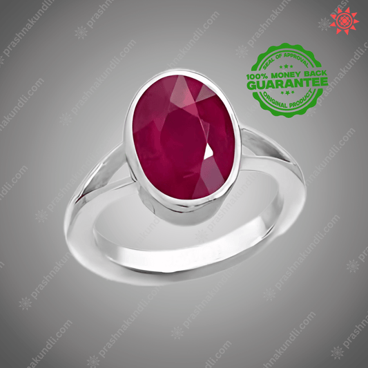 Ruby Gemstone - Prashna Kundli Astrology product and vedic astrology