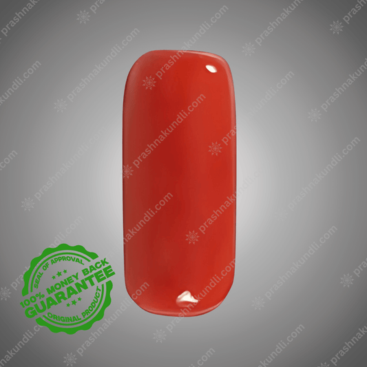 Red Coral Moonga Gemstone - Premium Quality Natural Healing Stone - Prashna Kundli Astrology product and vedic astrology