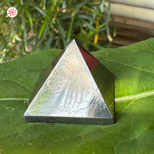 Pyrite Pyramid for Wealth - Attract Abundance & Positive Energy - Prashna Kundli Astrology product and vedic astrology