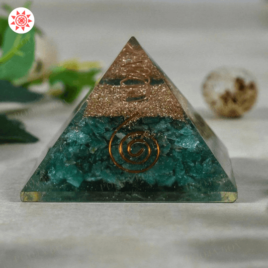 Green Jade Pyramid - Prashna Kundli Astrology product and vedic astrology