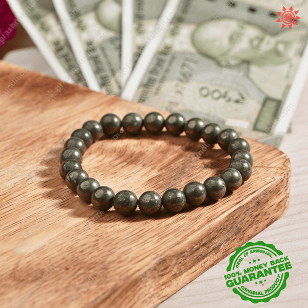 Pyrite Bracelet for Energy Boost and Positive Vibes - Enhance Your Aura - Prashna Kundli Astrology product and vedic astrology