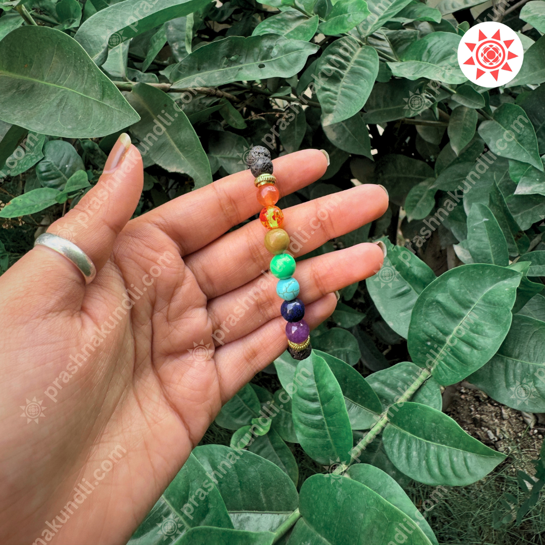 Lava 7 Chakra Bracelet – Energize, Align & Awaken - Prashna Kundli Astrology product and vedic astrology