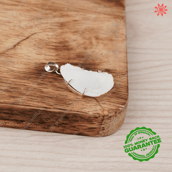 Shukramani Stone Locket - Elegant Gemstone Jewelry for Positive Energy - Prashna Kundli Astrology product and vedic astrology
