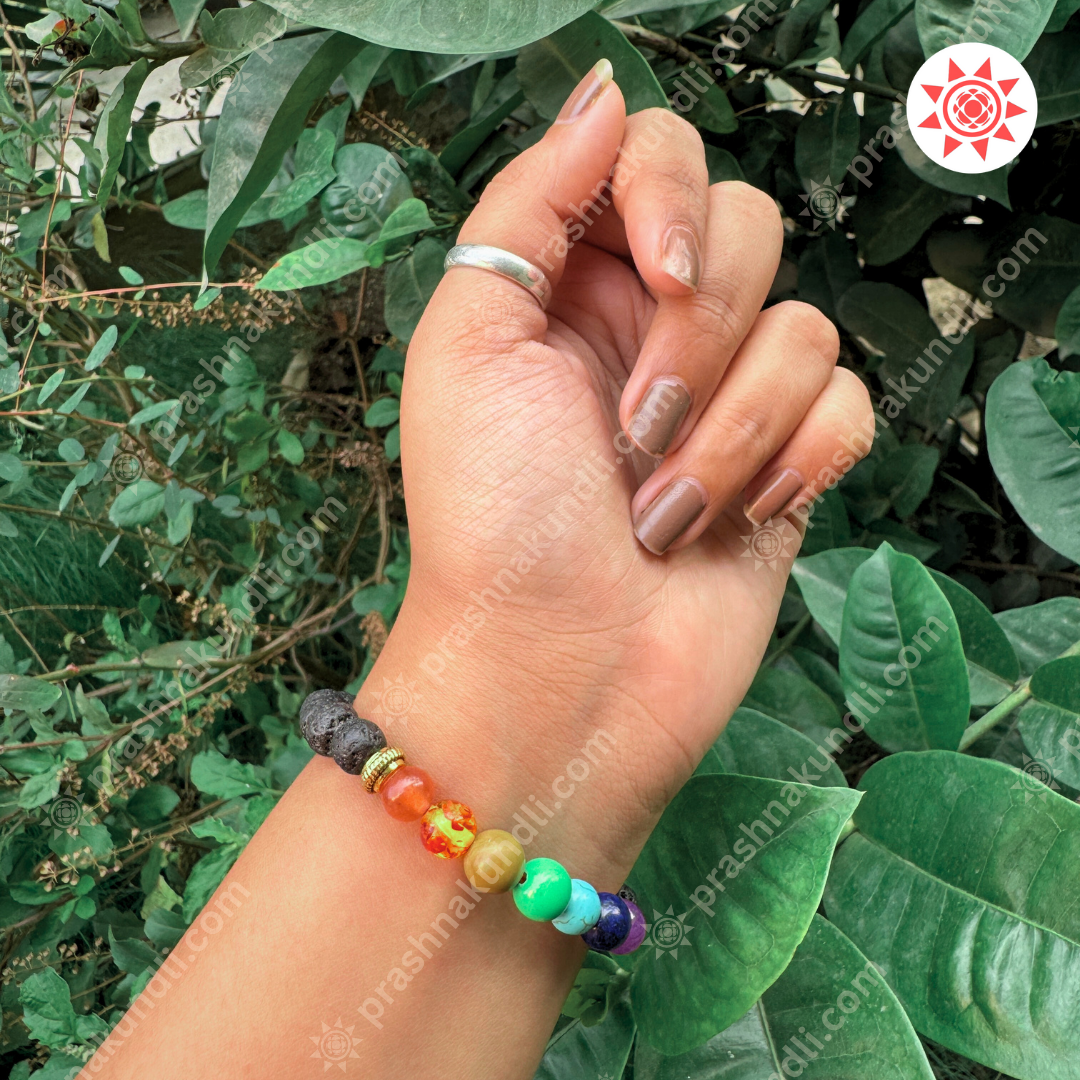 Lava 7 Chakra Bracelet – Energize, Align & Awaken - Prashna Kundli Astrology product and vedic astrology