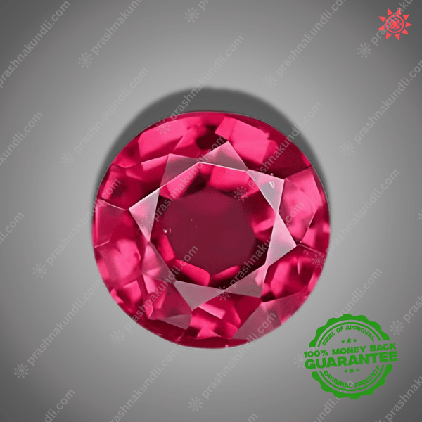 Ruby Gemstone - Prashna Kundli Astrology product and vedic astrology