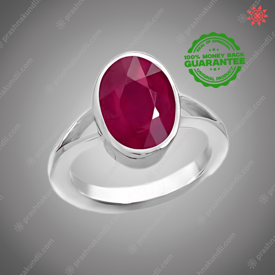 Ruby Gemstone - Prashna Kundli Astrology product and vedic astrology