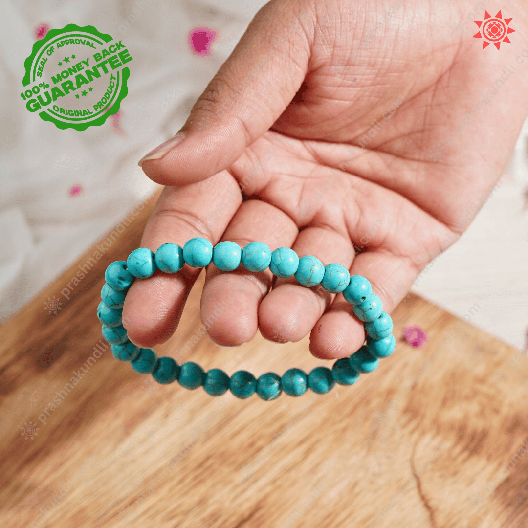 Firoza Bracelet - Prashna Kundli Astrology product and vedic astrology