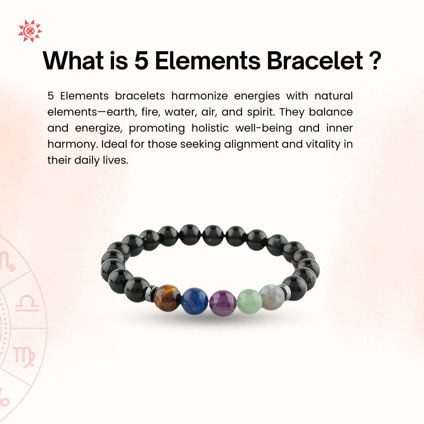 5 Elements Bracelet - Prashna Kundli Astrology product and vedic astrology