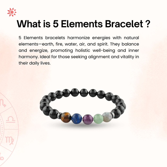 5 Elements Bracelet - Prashna Kundli Astrology product and vedic astrology
