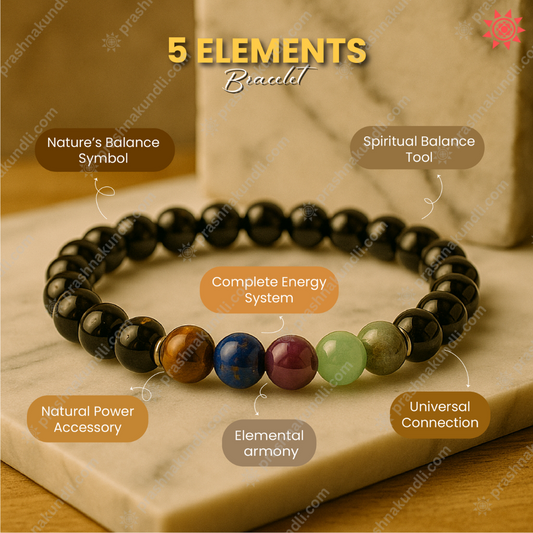  5 Elements Bracelet benefits - By prashna kundli