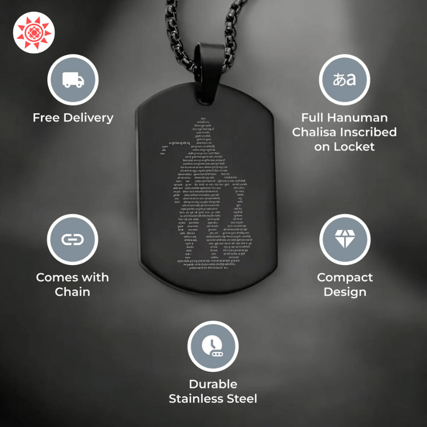 Hanuman Chalisa Locket - Prashna Kundli Astrology product and vedic astrology