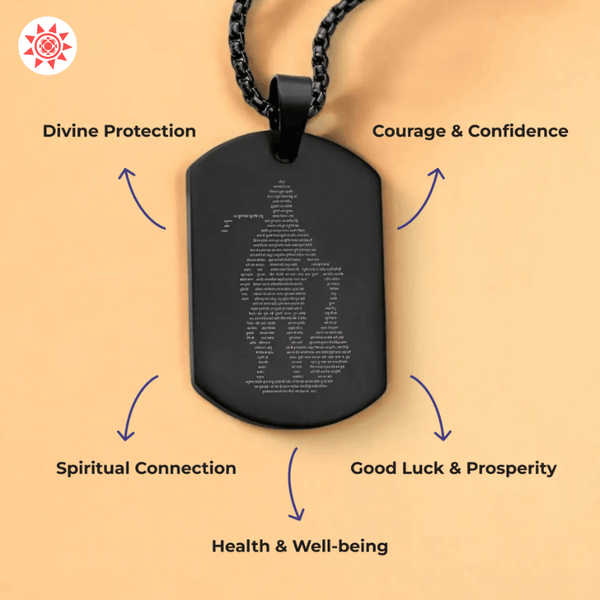 Hanuman Chalisa Locket - Prashna Kundli Astrology product and vedic astrology