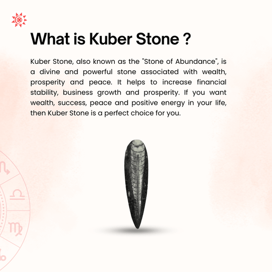 Kuber Stone: Enhance Prosperity and Abundance in Your Life - Prashna Kundli Astrology product and vedic astrology
