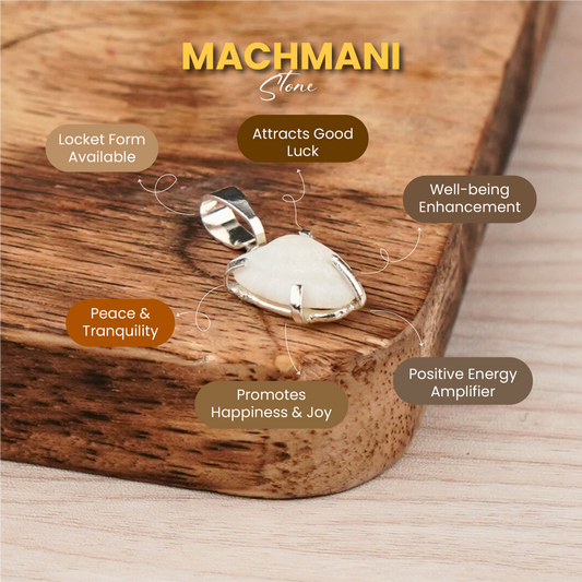 Machmani stone pendant benefits by prashnakundli.com