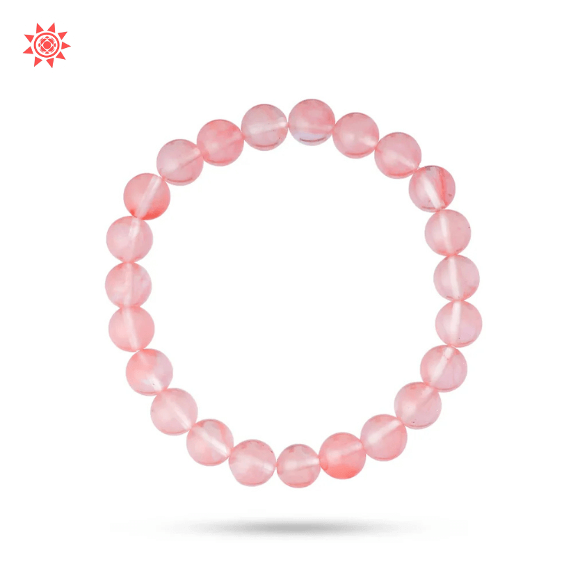 Rose Quartz Bracelet for Healing and Love Energy - Prashna Kundli Astrology product and vedic astrology