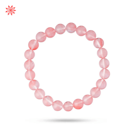 Rose Quartz Bracelet for Healing and Love Energy - Prashna Kundli Astrology product and vedic astrology
