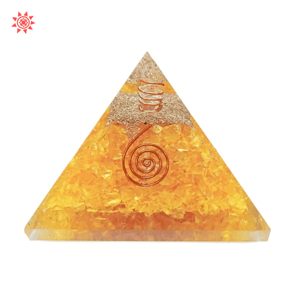 Yellow Citrine Pyramid - Prashna Kundli Astrology product and vedic astrology